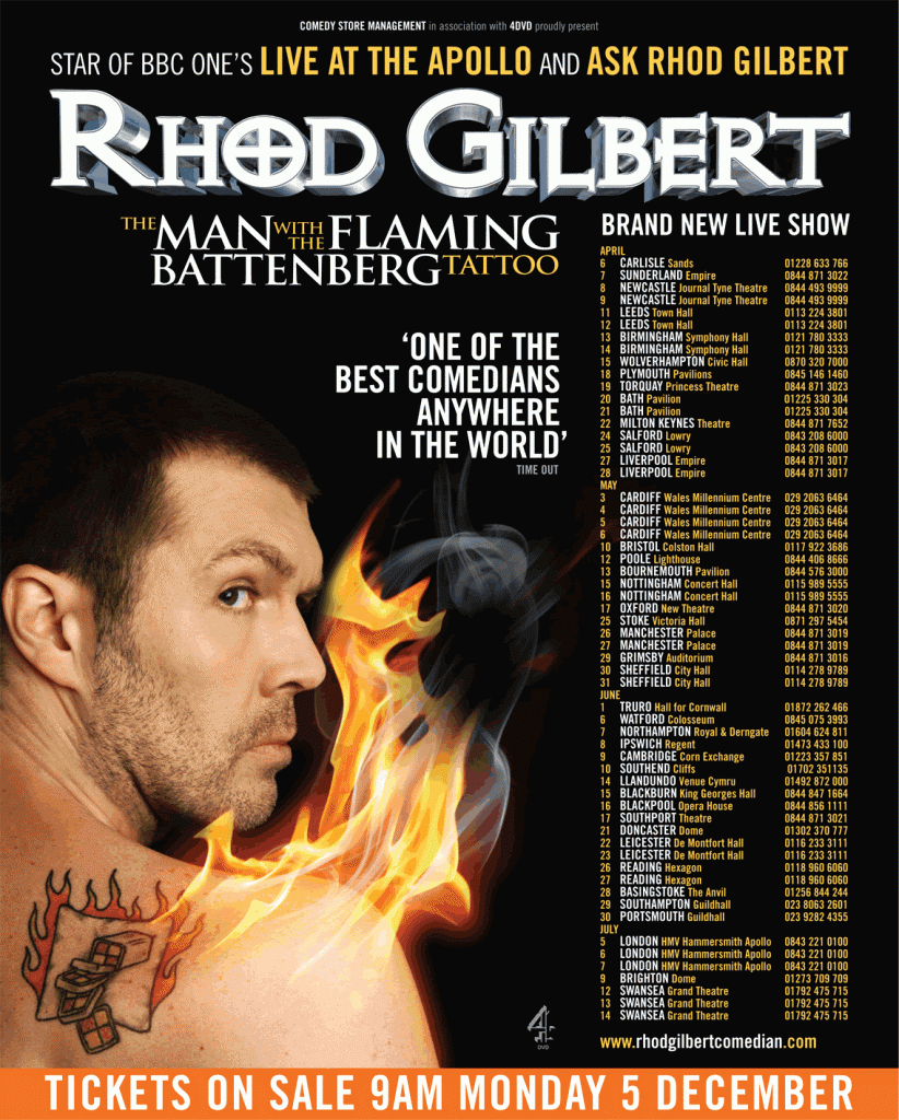 Rhod Gilbert The Man With The Flaming Battenberg Tattoo (2012) Watch Full Movie