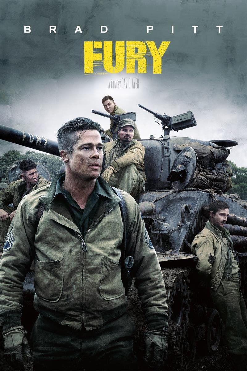 Fury 2014 (Hindi Dubbed) Full Movie Watch Online 480p